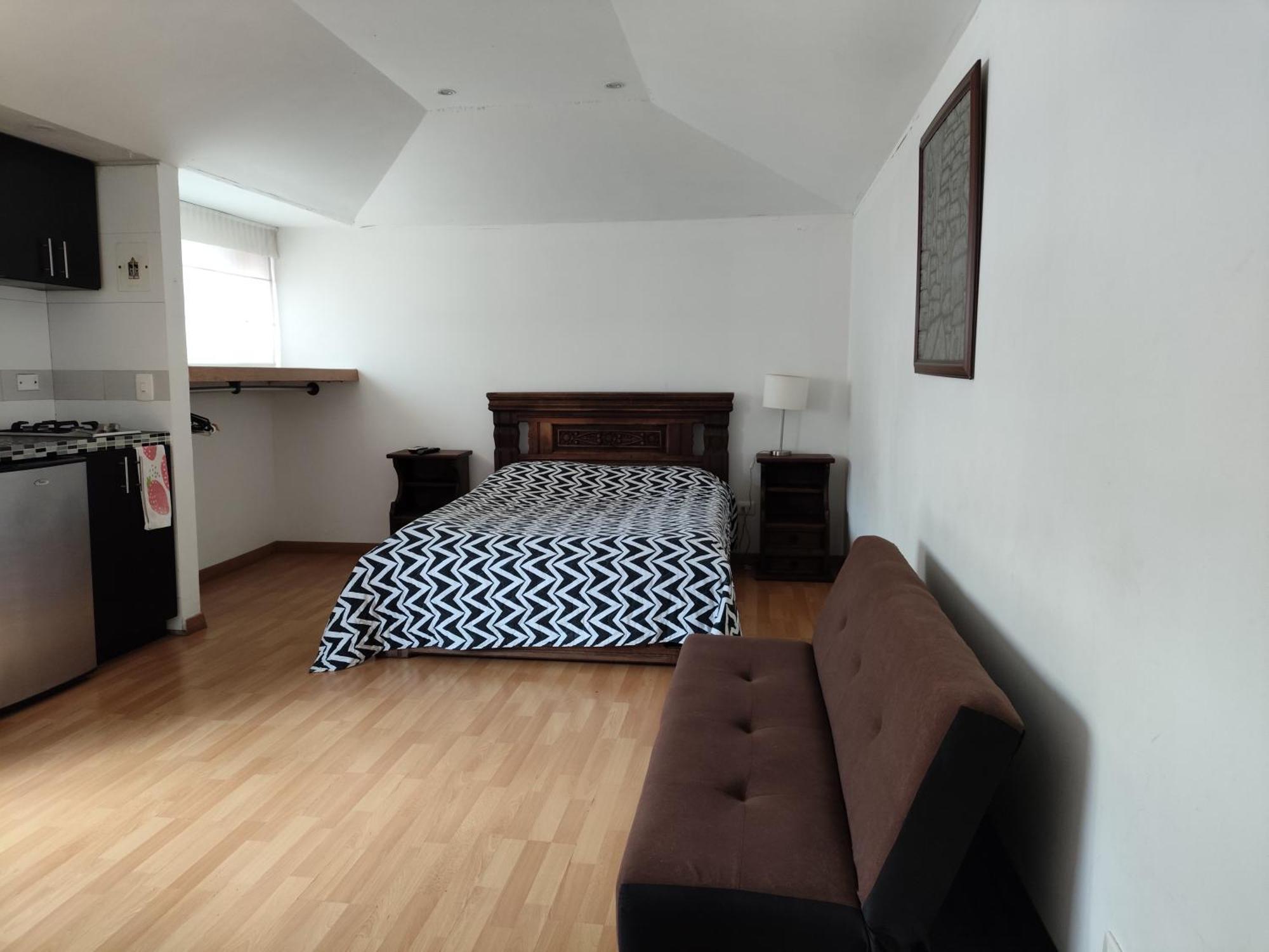 Apartaestudios La Candelaria Bogotá Habitación foto